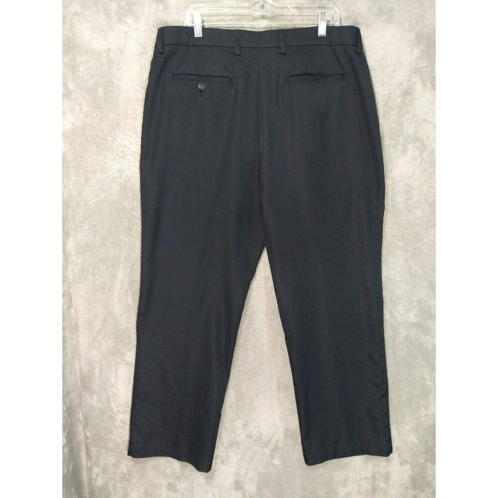 Callaway Golf Pants Mens 38x30 Black Performance Straight Leg High Rise - Picture 2 of 8